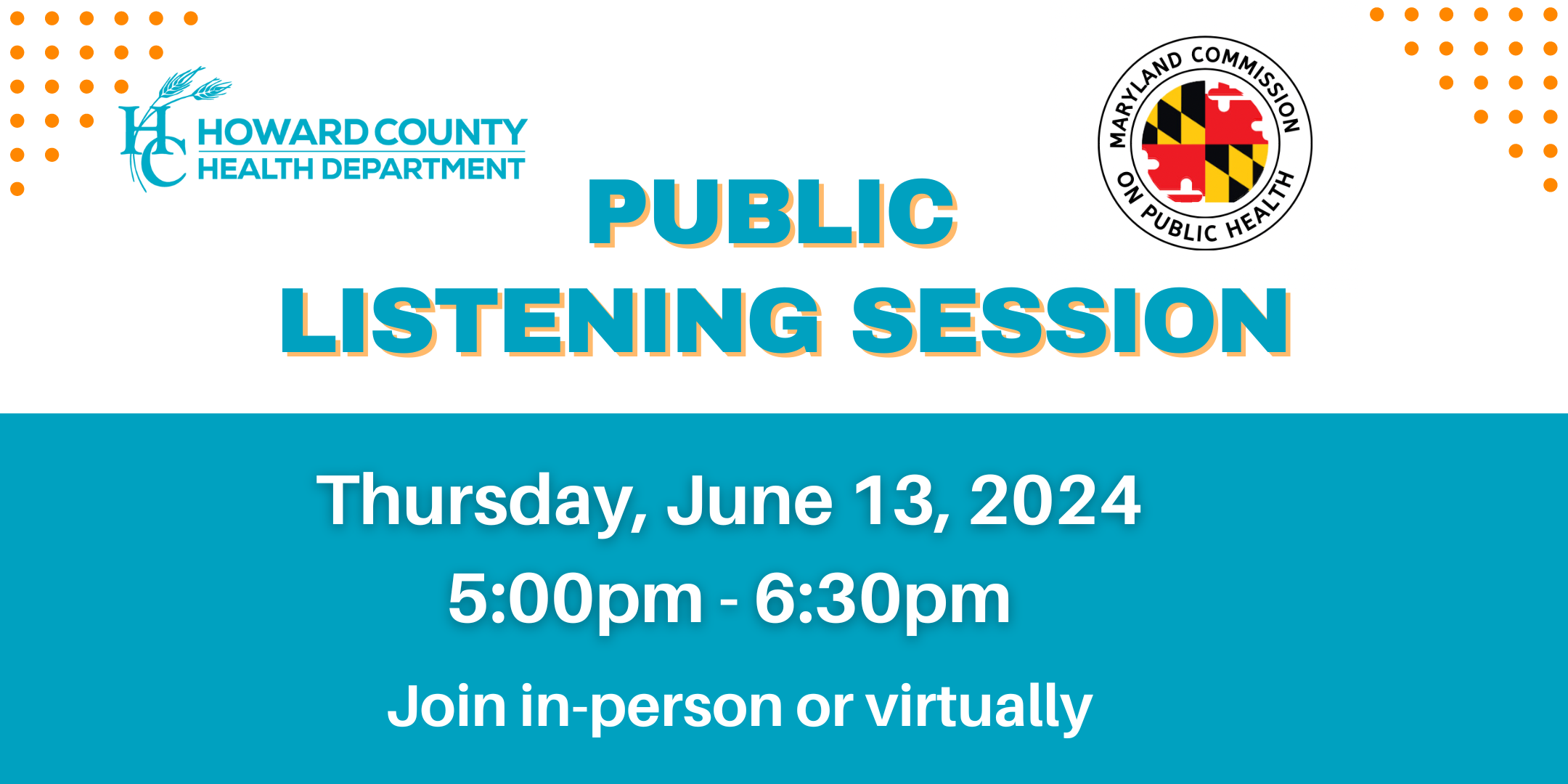 Community Suggestions Invited During Public Health Improvements